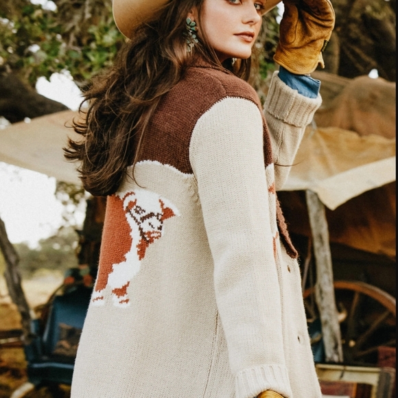 Double D Ranch Hereford Cardigan - SIZE XL - Picture 3 of 8